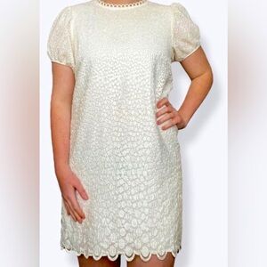 A loves A Elegant Cream Lace Dress L